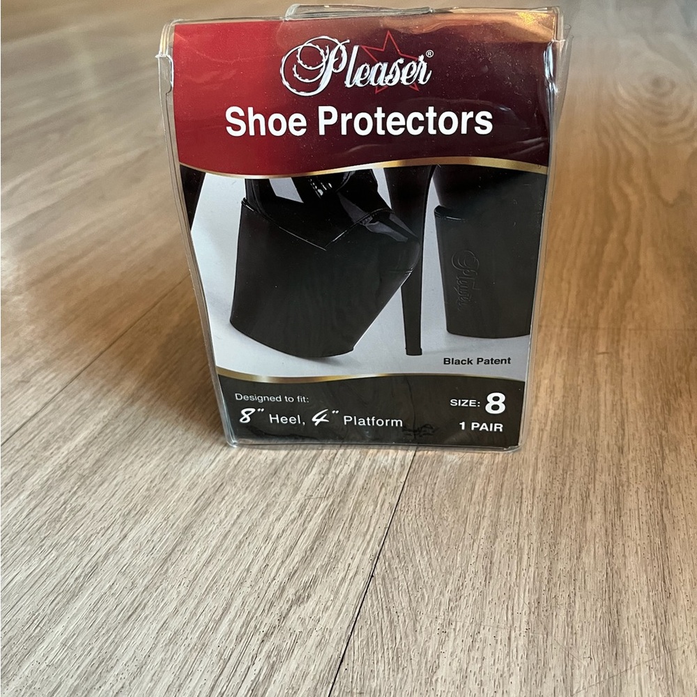 Pleaser Black Shoe Protectors